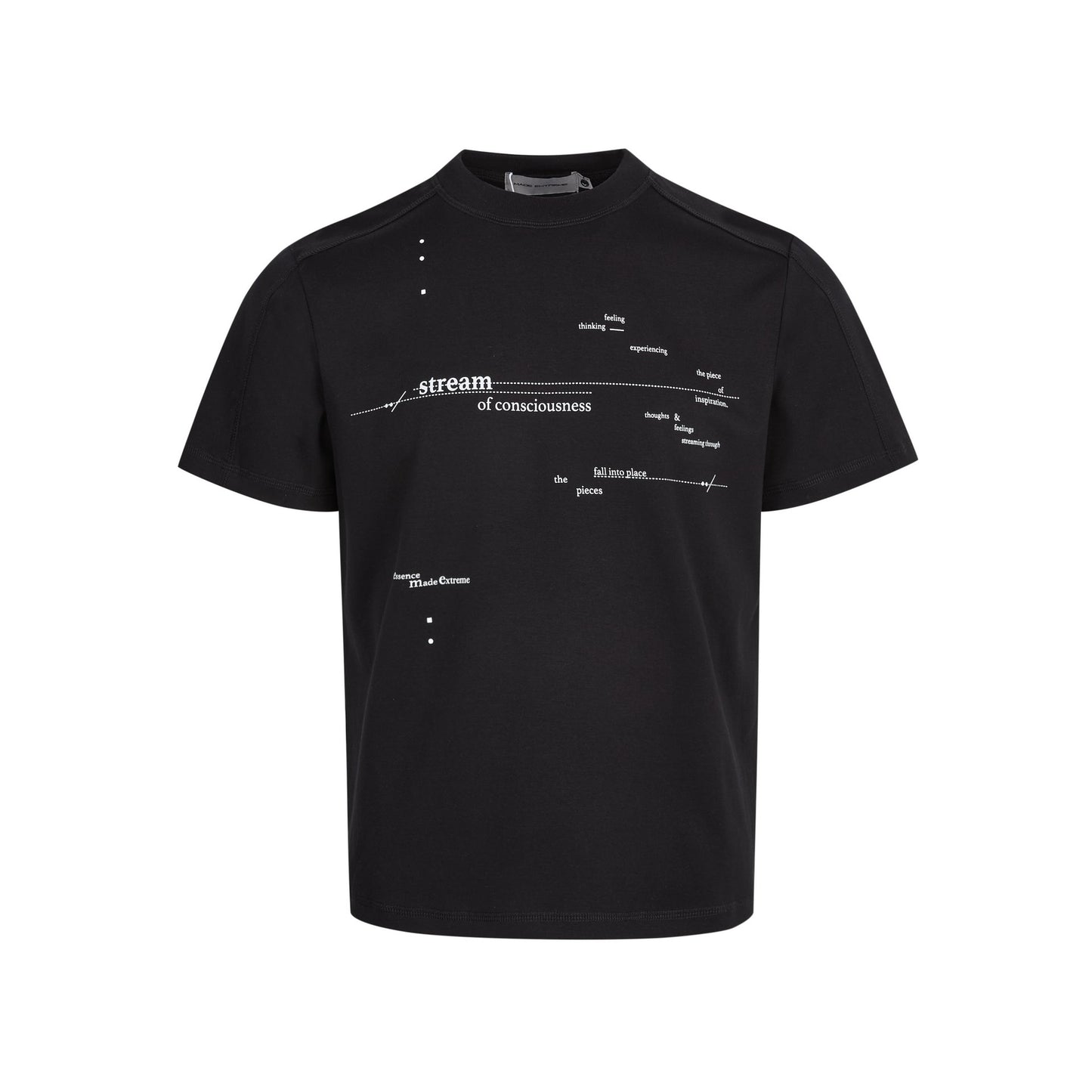 Amerikansk stil sommer enkelhed design brevsprint løs komfortabel og afslappet T-shirt