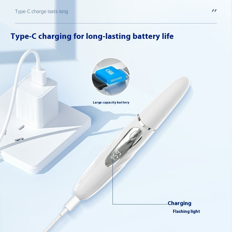 Intelligent Digital Display Electric Eyelash Curler Charging Four Gears For Thermoregulation