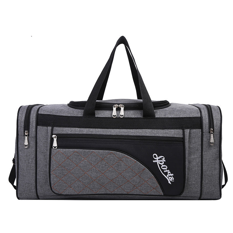 Embroidery Lingge Fitness Travel Bag Large Capacity Household
