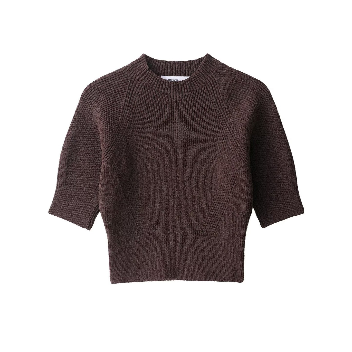 Homemade New Women's Fashionable Casual Rib Sweater