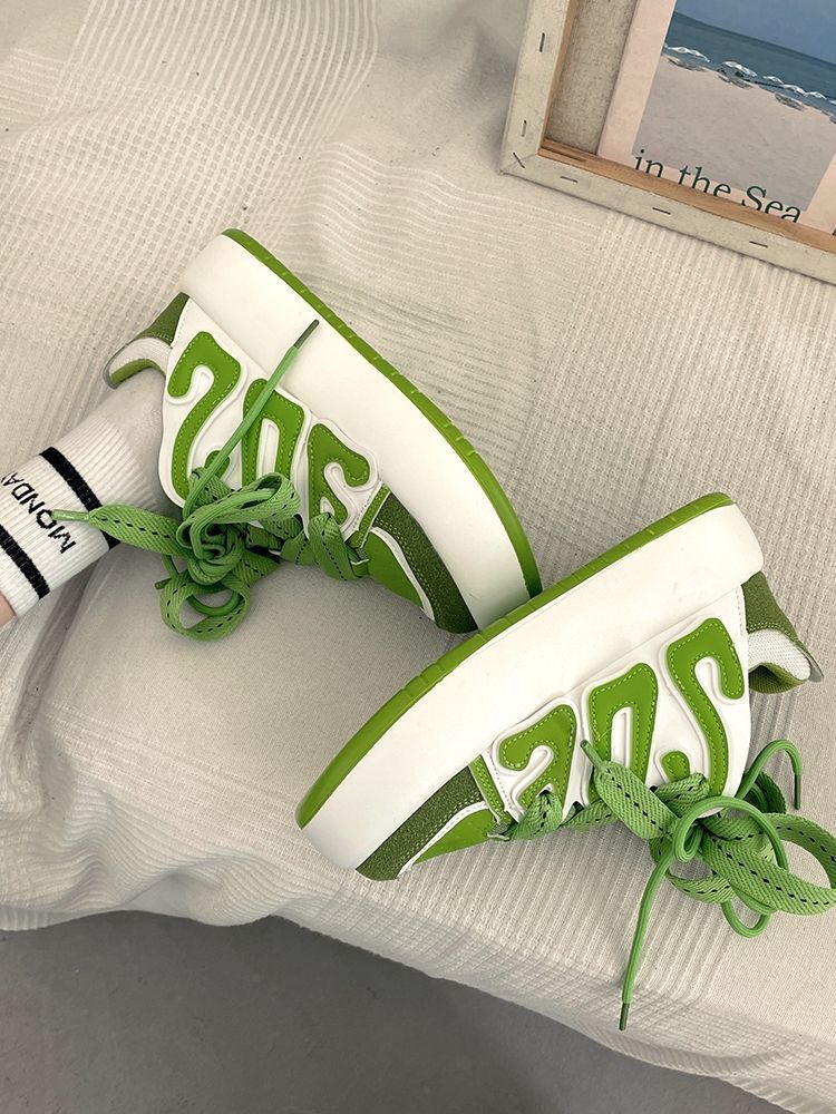 Alsidige Retro Mindretalsdesign Afslappede Sport Skate Sko