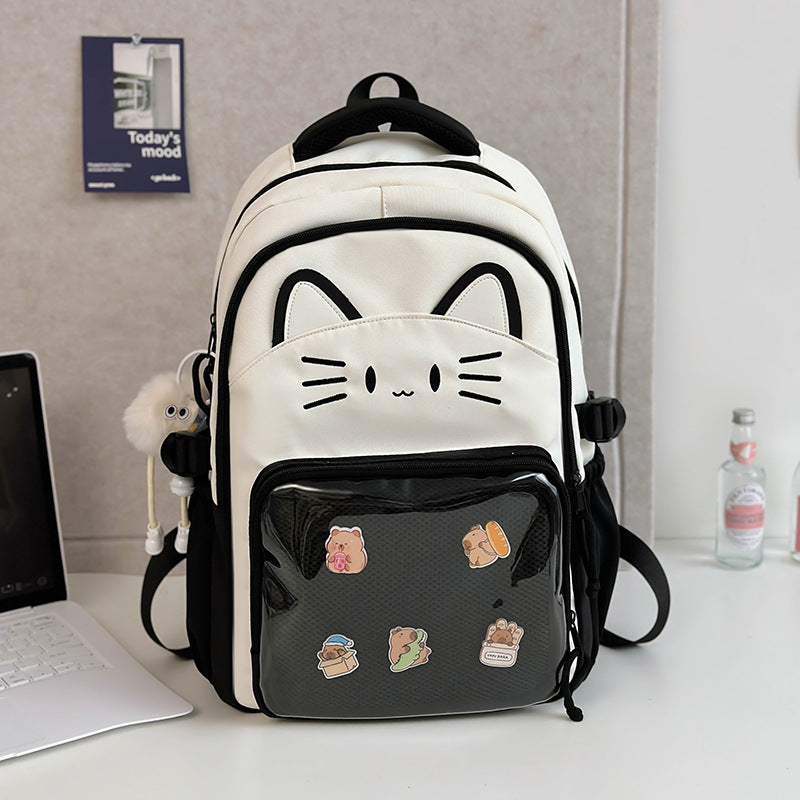 Korean Version Cartoon Large Capacity Casual Backpack