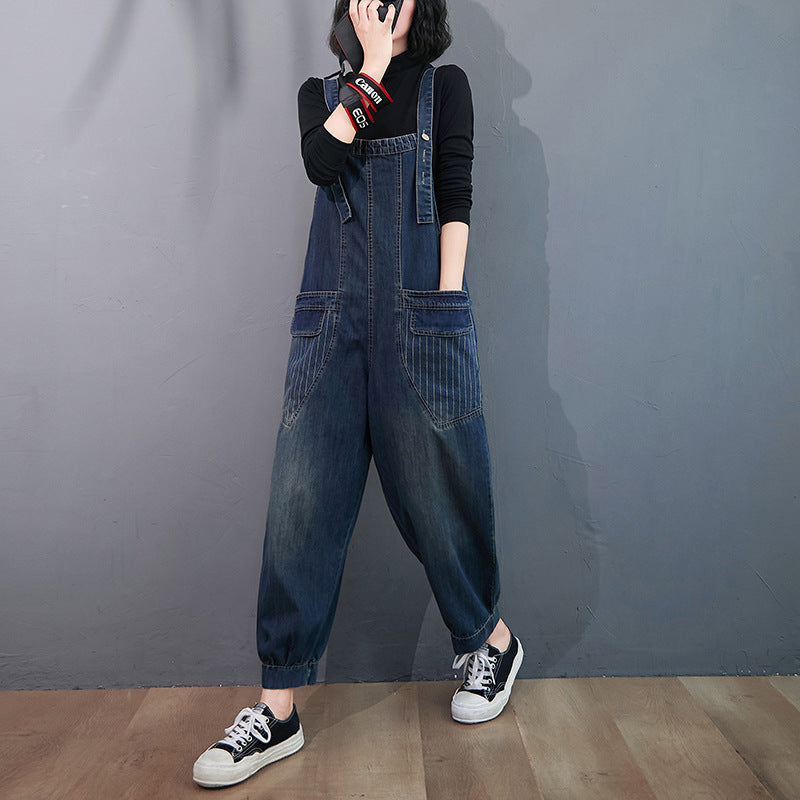 Large Size Loose Fashion Jumpsuit Trendy Casual