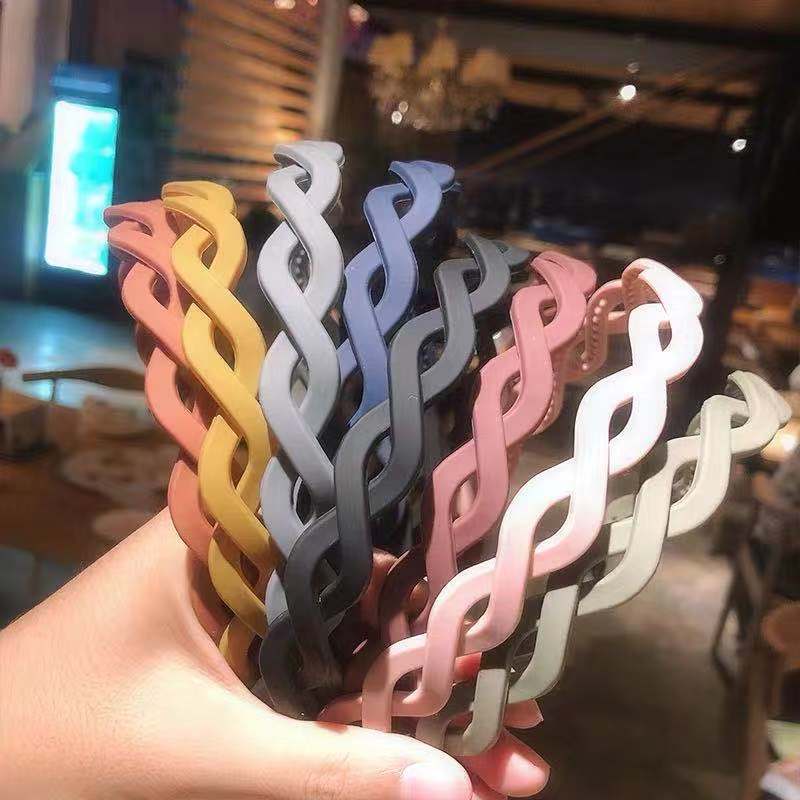 New Minimalistic Headdress Candy Color Plastic Headband