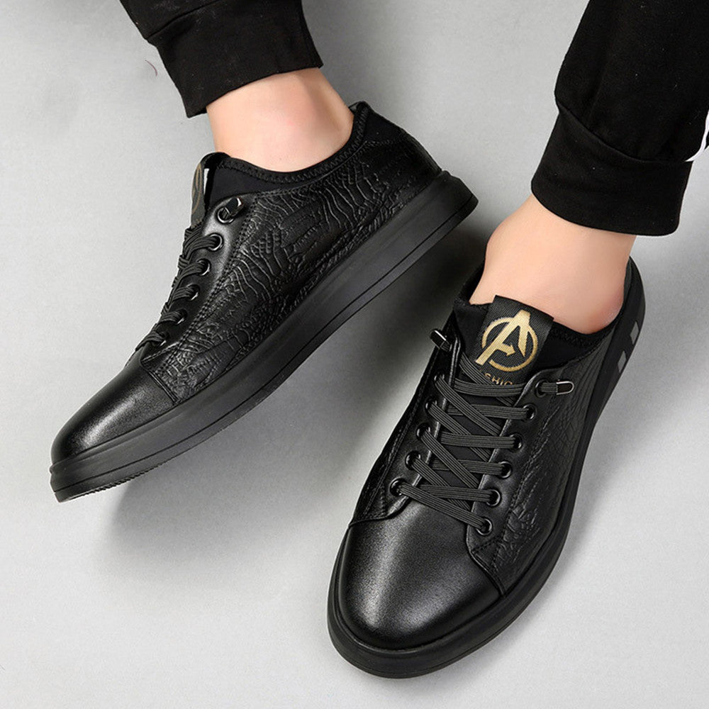 Men's Casual Leather Business Fashion Soft Surface