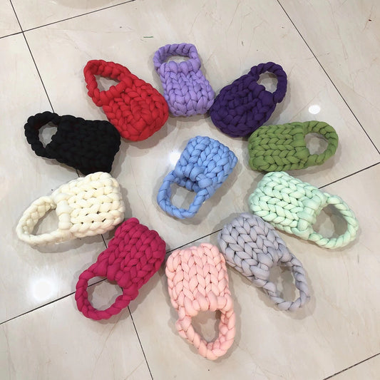 Iceland Thick Line Hand-woven Tide Handbag