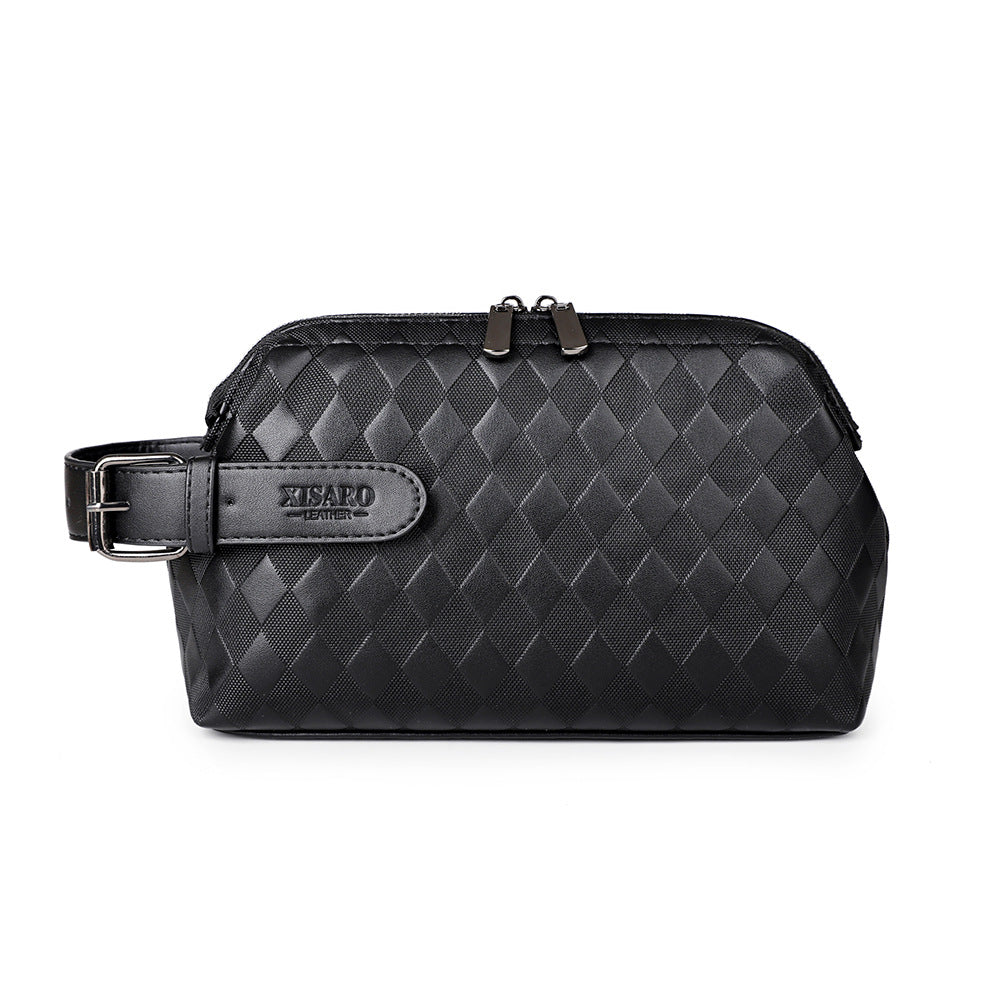 Large Capacity Business Casual Men's Soft Leather Handbag