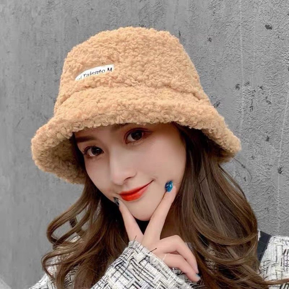 Cute Lamb Wool Fisherman Hat