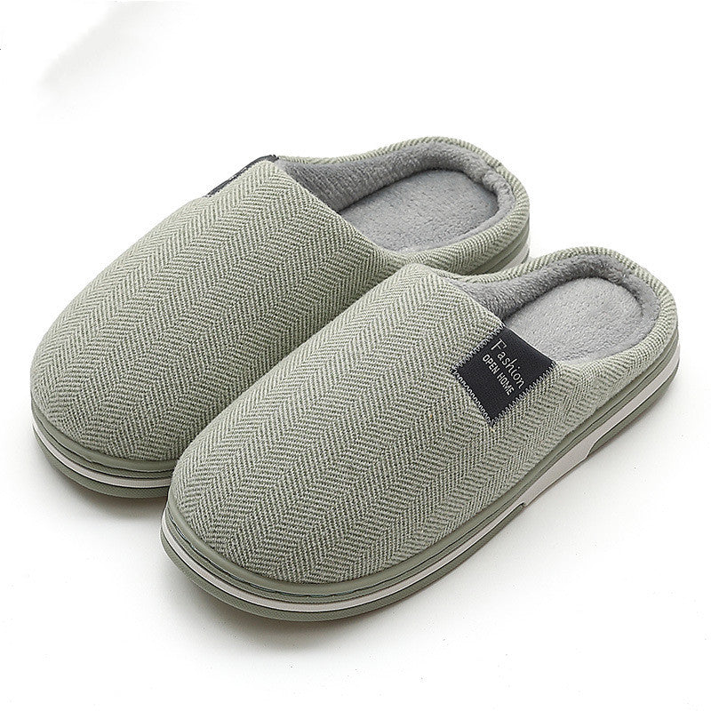 Low-heeled Warm Confinement Suede Slippers