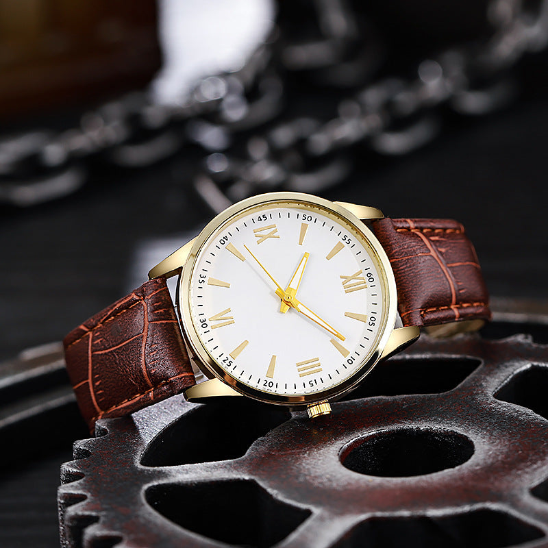 Herre Casual Business Bælte Quartz Ur