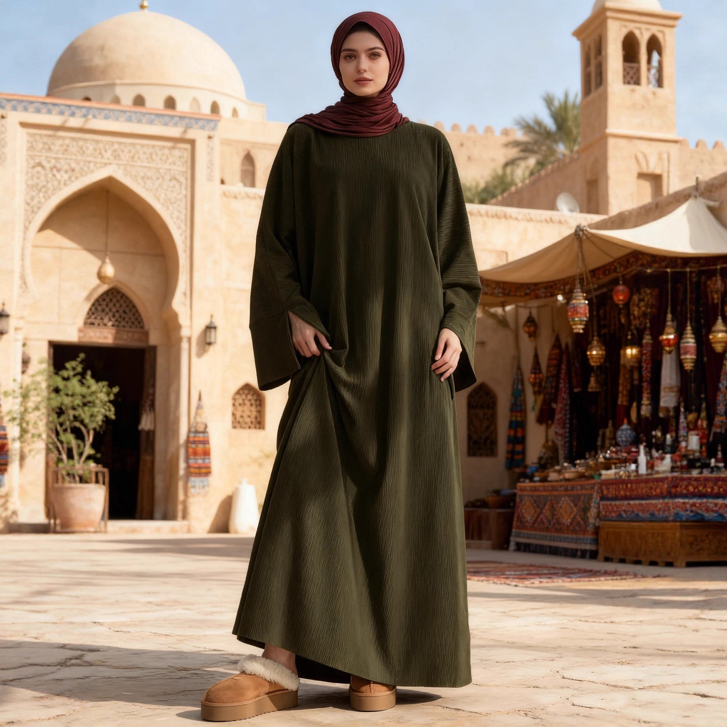 Elegant Muslim Fashion Dresses And Robes From The Middle East