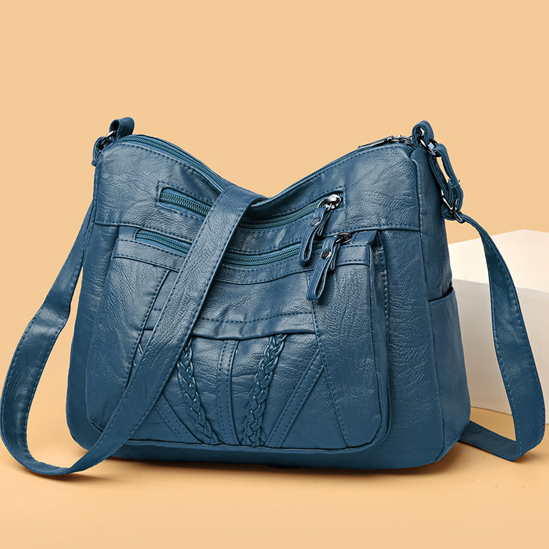Elegant Enkel Mode Enkeltsidet Crossbody Alsidig Afslappet Dame Taske