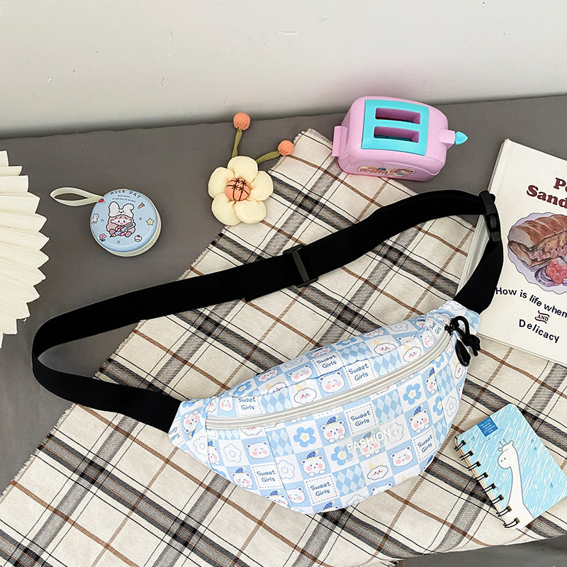 Women's Fashion Print Crossbody Chest Bag