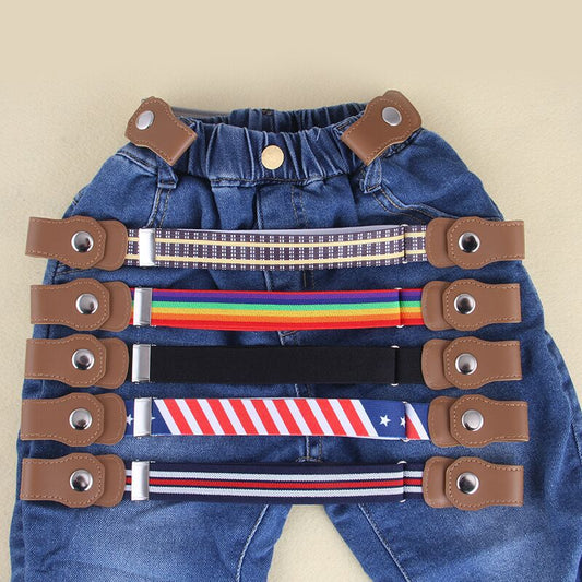 Children's Elastic Lazy Belt Snap