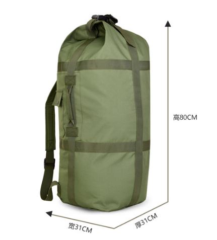 Stor kapacitet 60 L camoufleret rygsæk rejse camping
