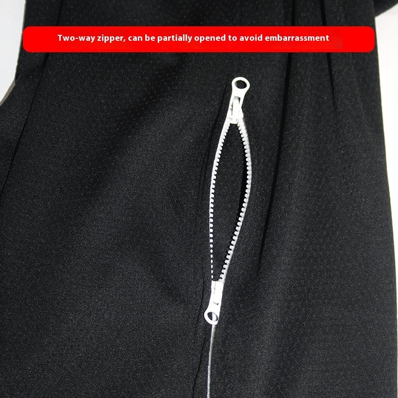 Two-side Zipper For The Elderly Spring And Summer Thin Nursing Pants