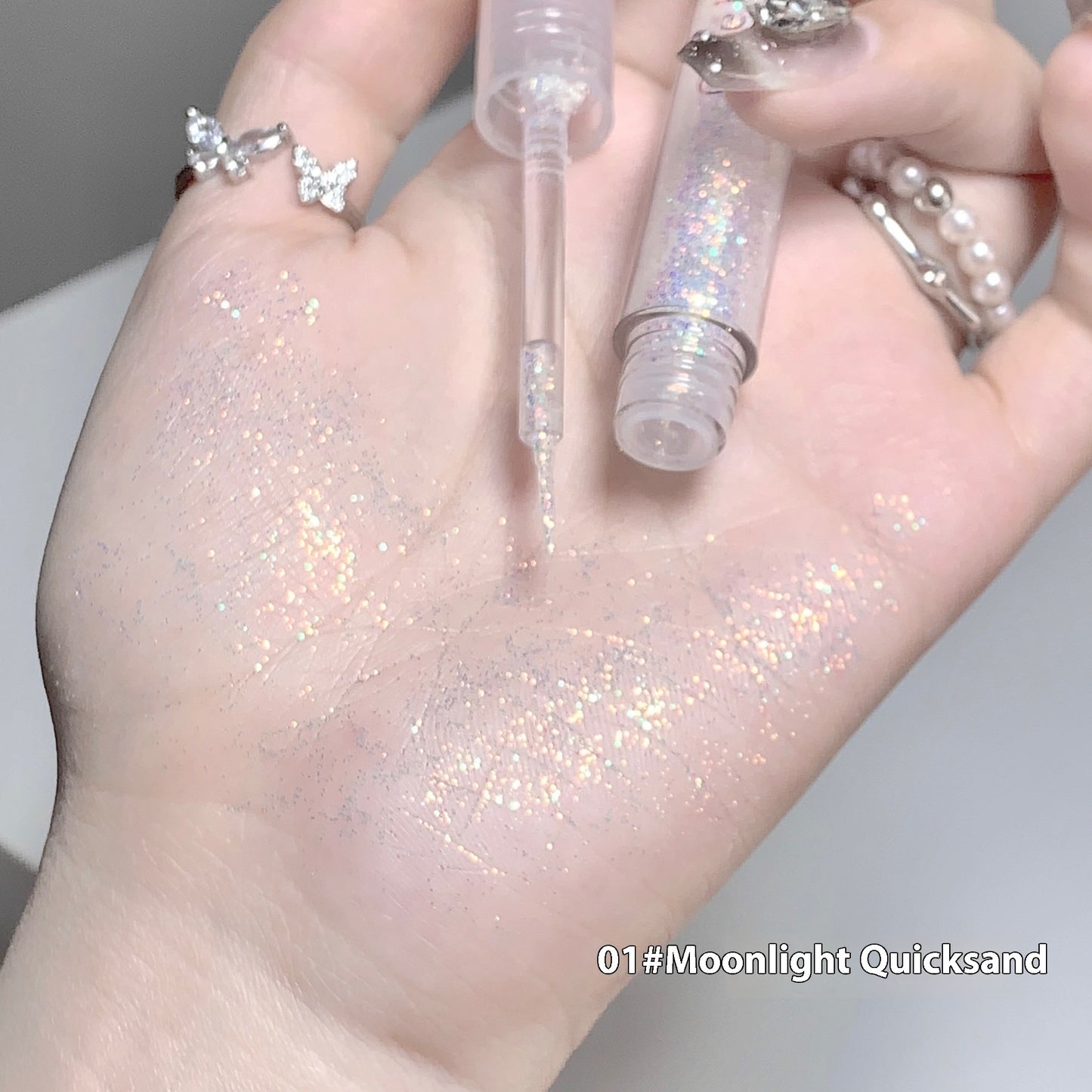 Gogo Bear Gem Tears Liquid Eye Shadow Waterproof Shimmering Powder Sequins