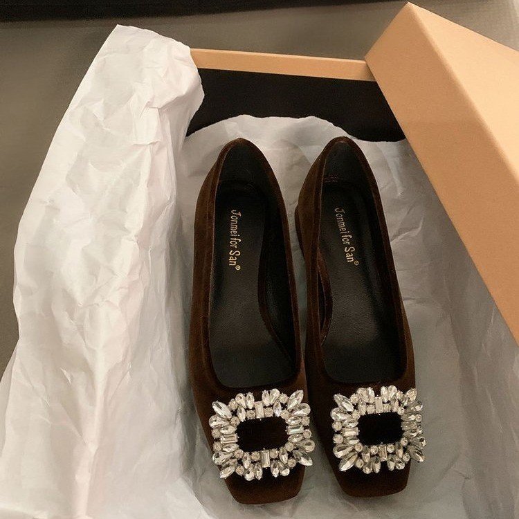 Sense Rhinestone Low-cut Gommino