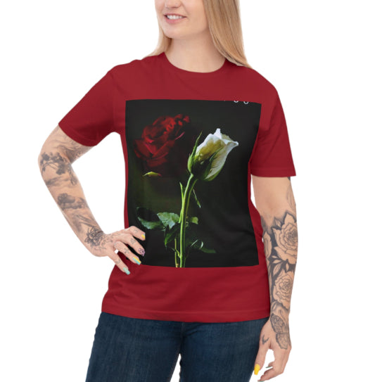 European And American Digital Printing Casual Round Neck T-shirt