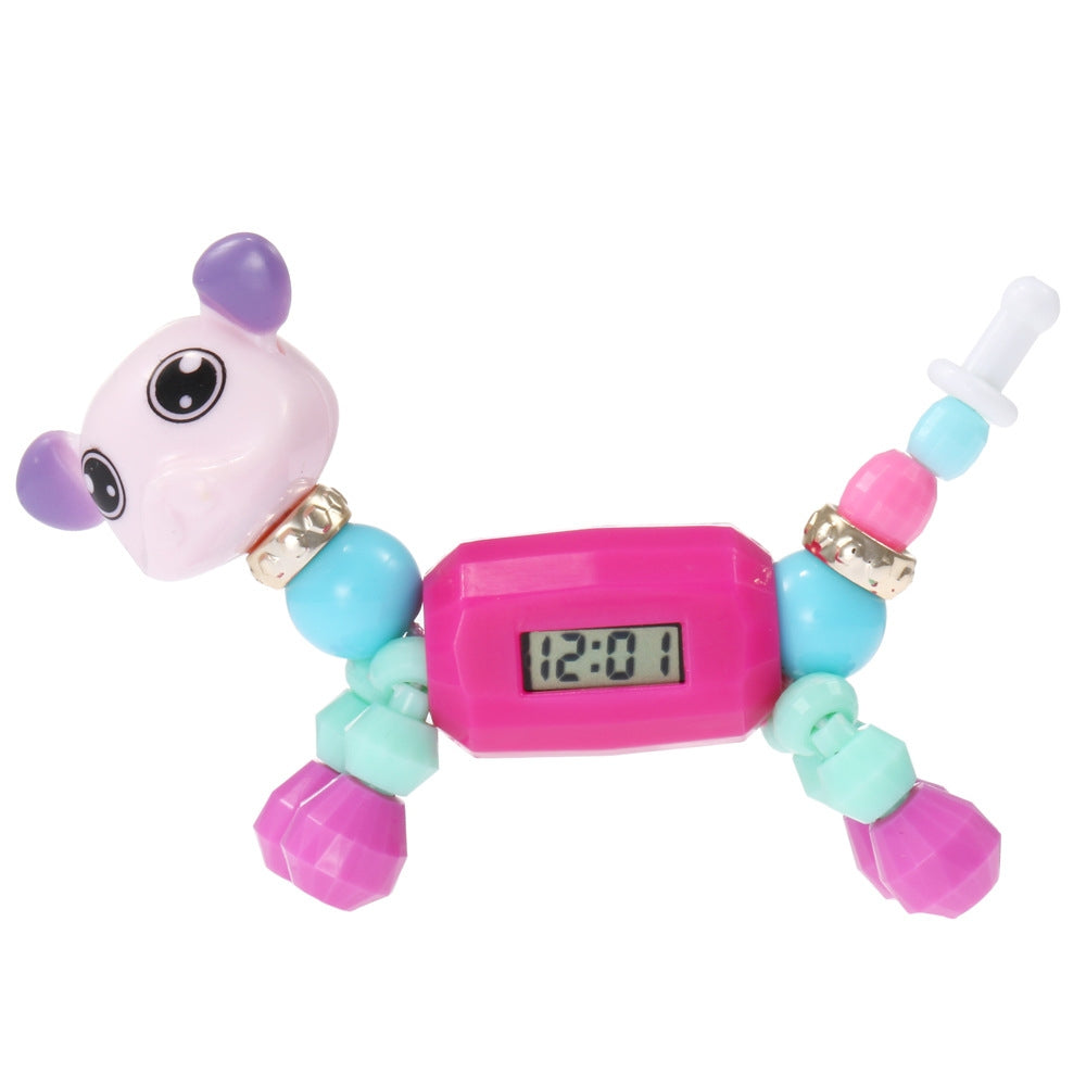 Chain Love Beaded Bracelet Animal Magic Variety Educational Toy Electronic Watch Children