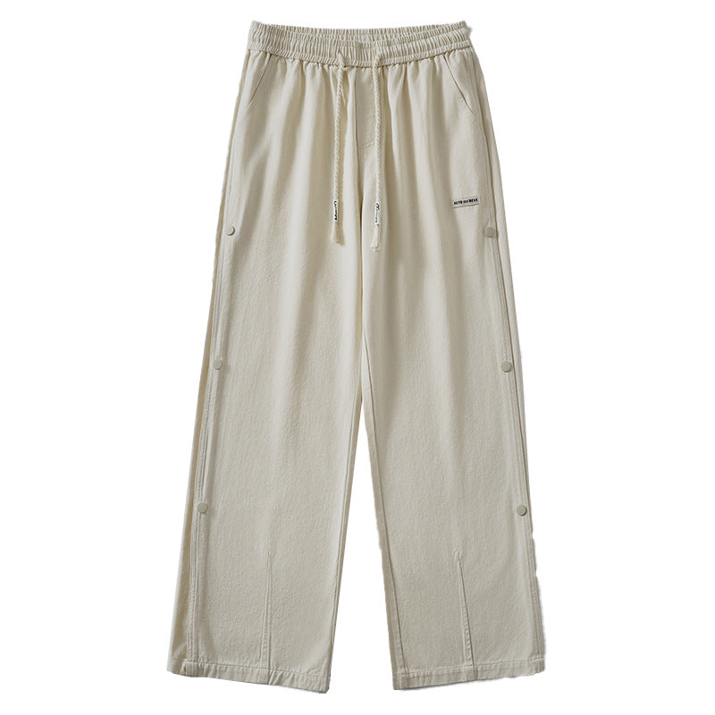 Fashion Men's Loose Straight Wide-leg Pants