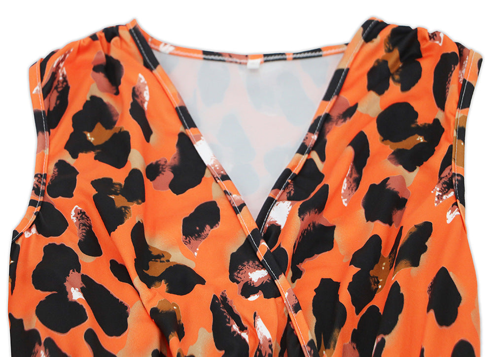 Beautiful Leopard Print Long Dress