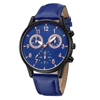 Men's Business Three-eye Belt Watch
