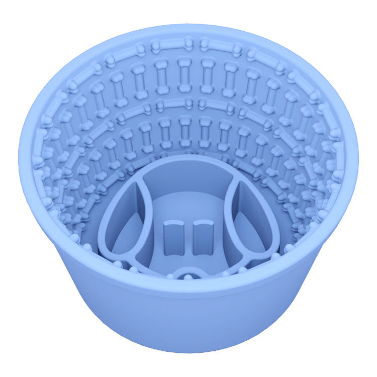 Soft And Durable Silicone Dog Food Bowl Multi-purpose Design