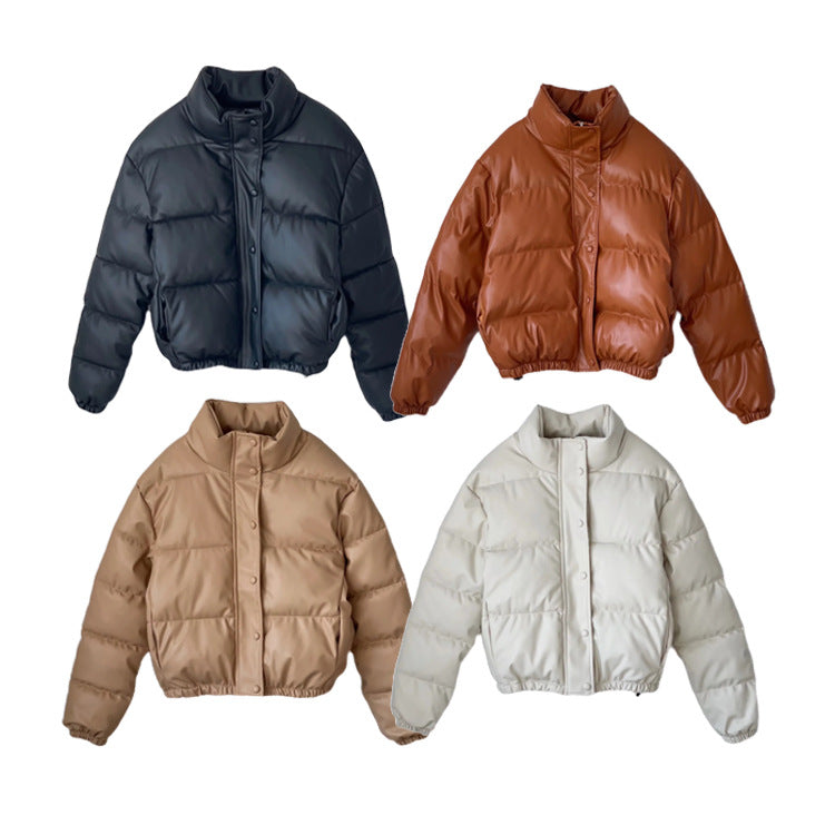 Casual Simple Style Imitation Leather Solid Color