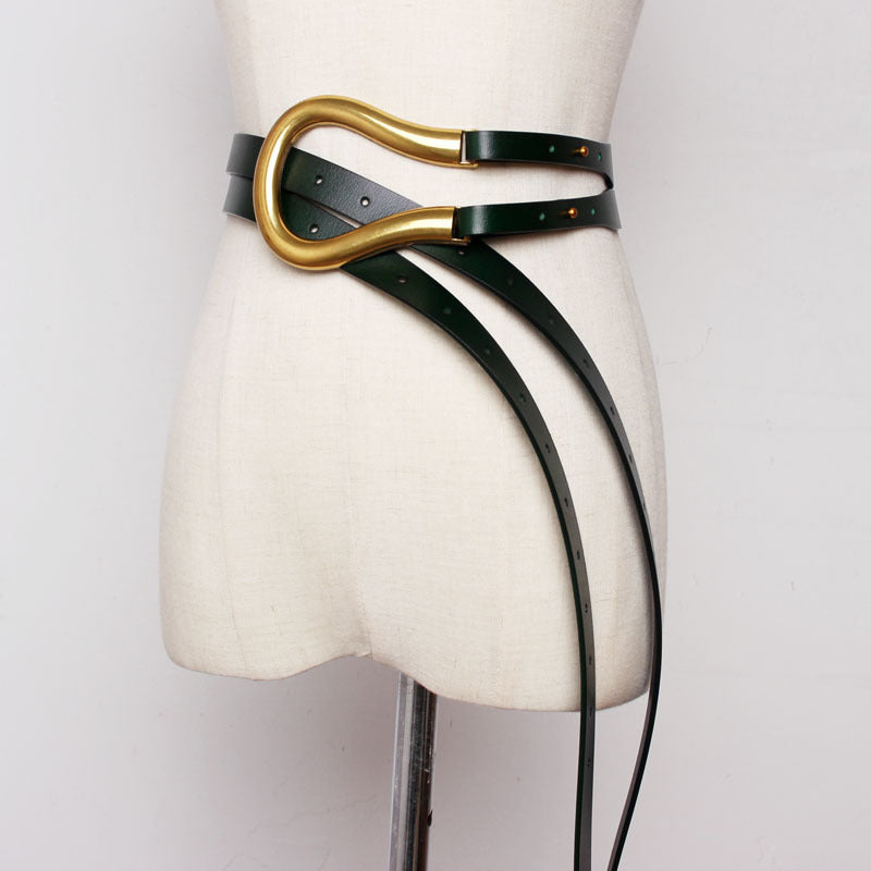 Women's Diagonal Belt Is Fashionable In Europe And America
