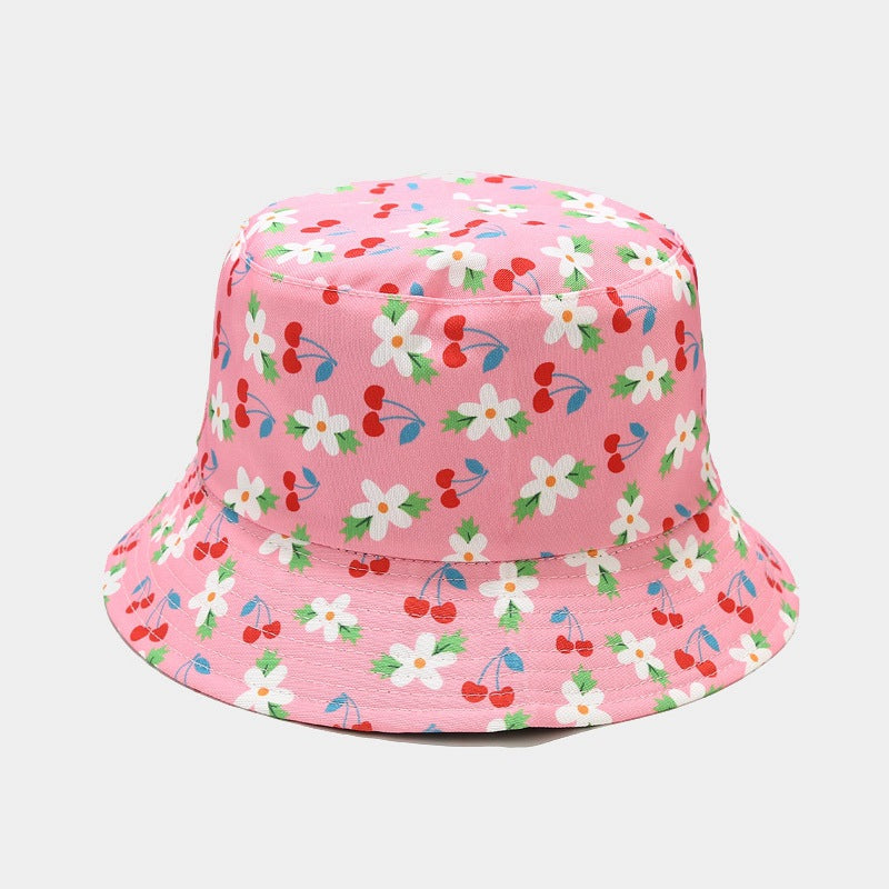 Fruit Pattern Bucket Hat Men And Women Outdoor Casual Sun Hat
