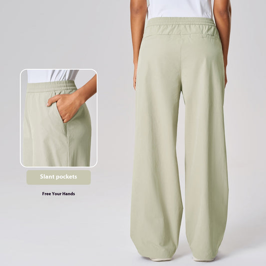 Loose Casual Women's Quick-drying Breathable Straight Wide-leg Pants