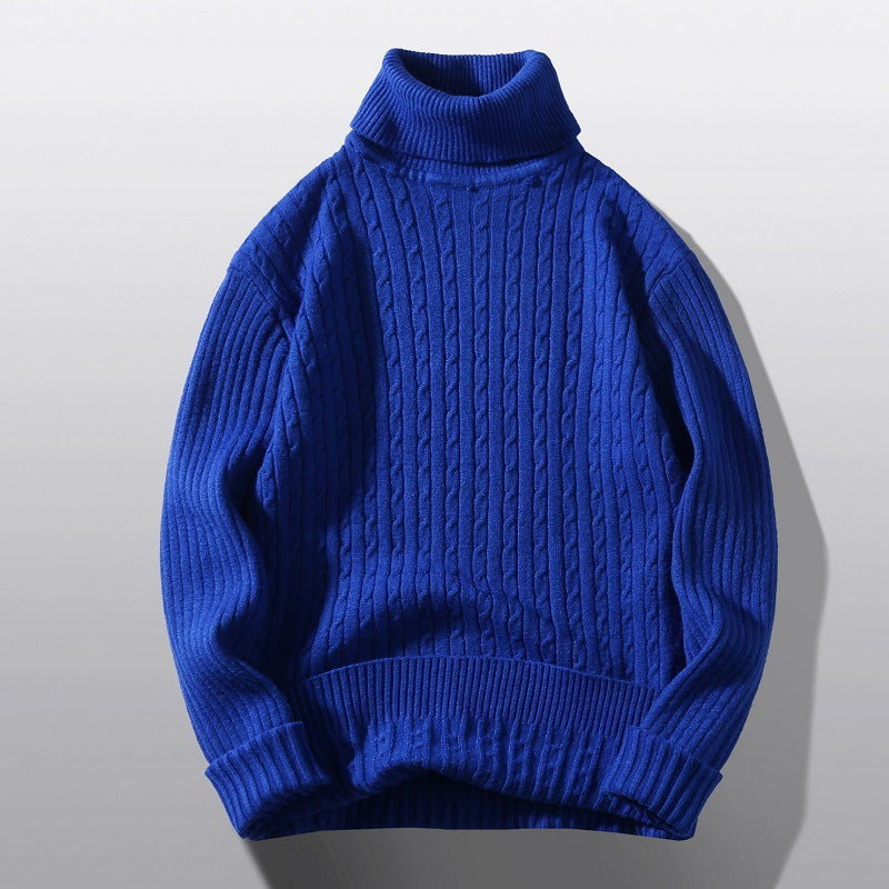 Mænds rullekrave Twist Shape bundskjorte sweater