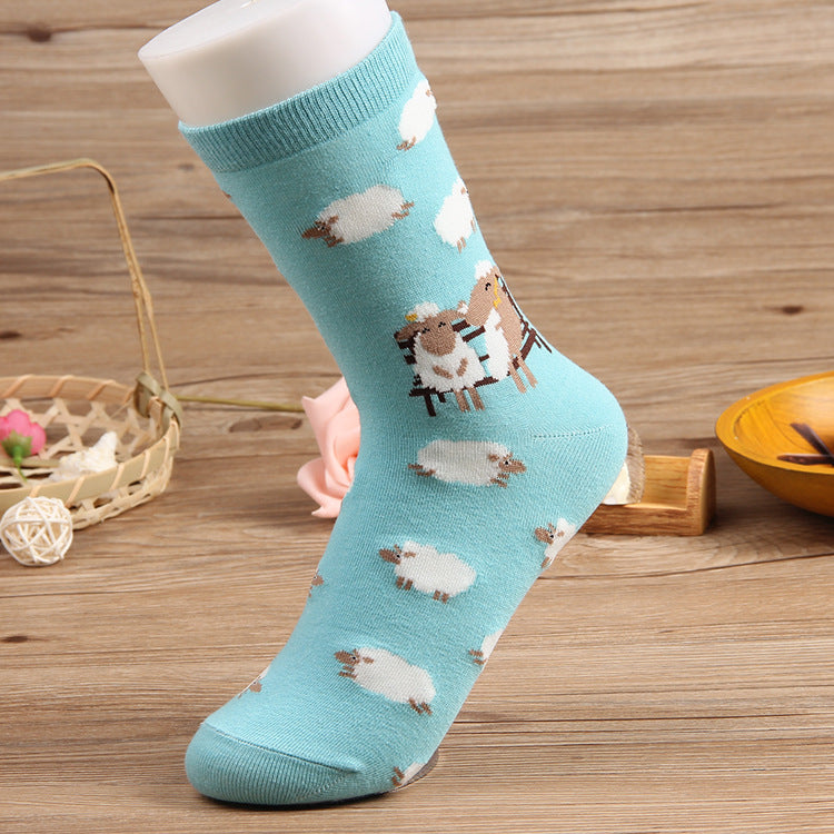 Popular Personality Korean Cotton Socks