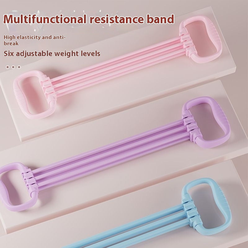 Household Open Shoulder Adjustable Chest Expander Women