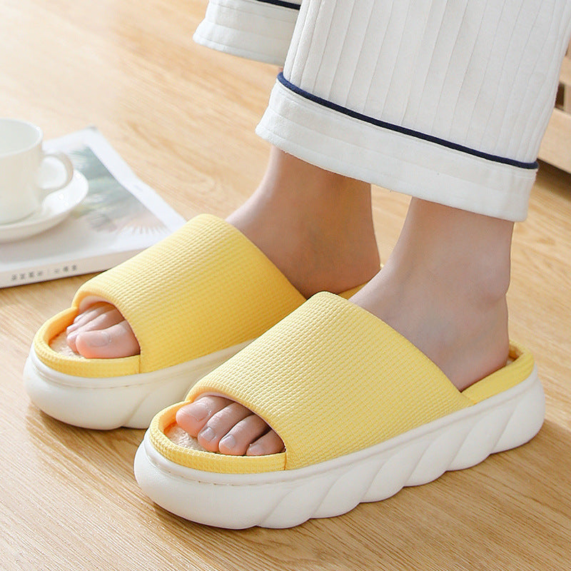 Men And Women Indoor Home Four Seasons Household Slippers