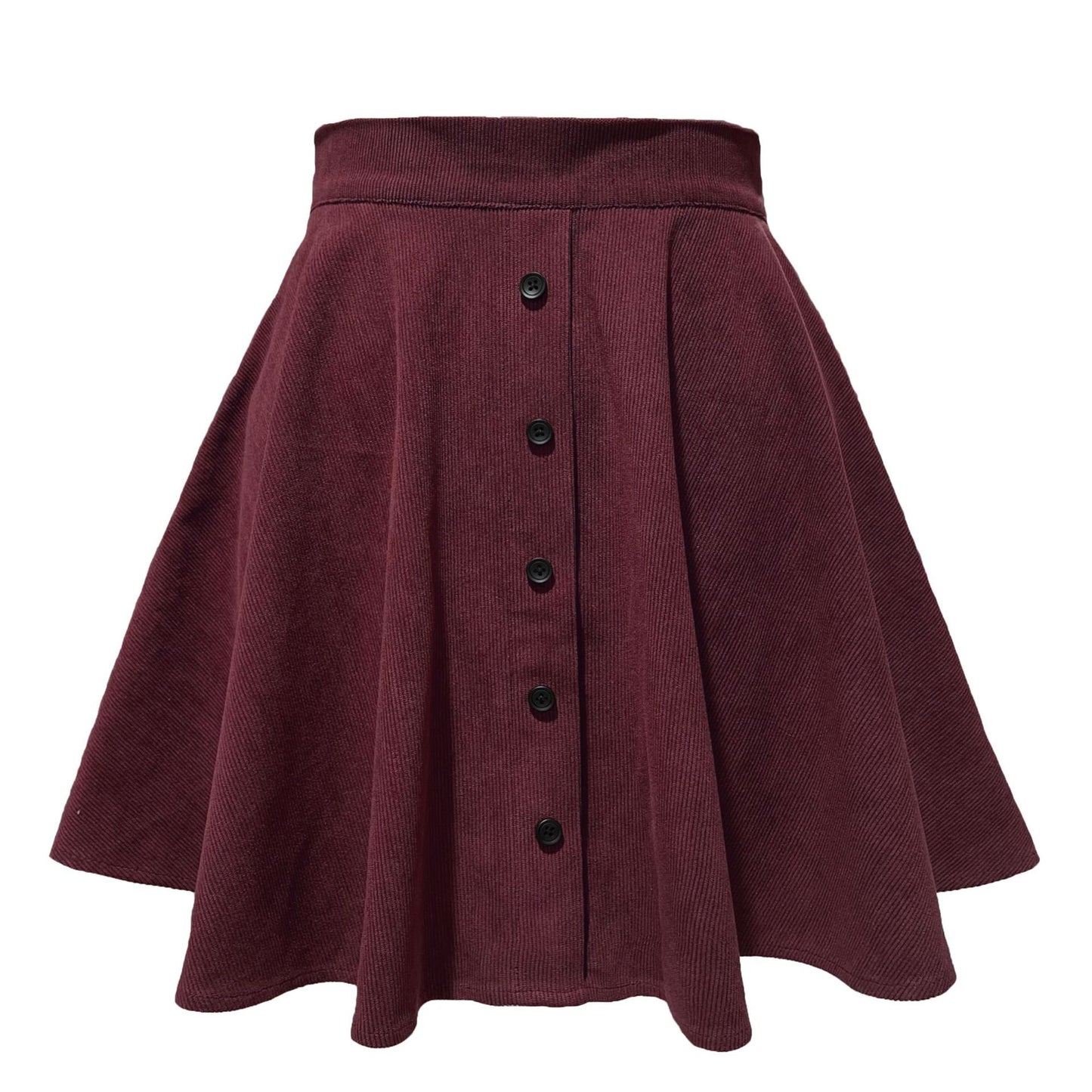 Women's Solid Color Corduroy Autumn And Winter Skirt