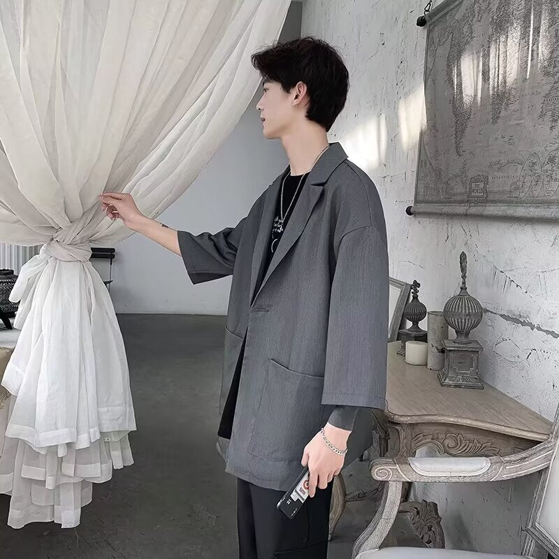 New Summer Lightweight Cropped Sleeve Suit
