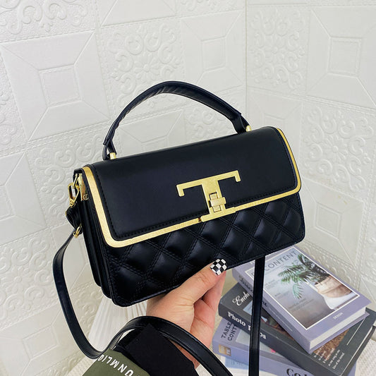 Andheld Brev Enkelt Skuldertaske Bredbånd Crossbody