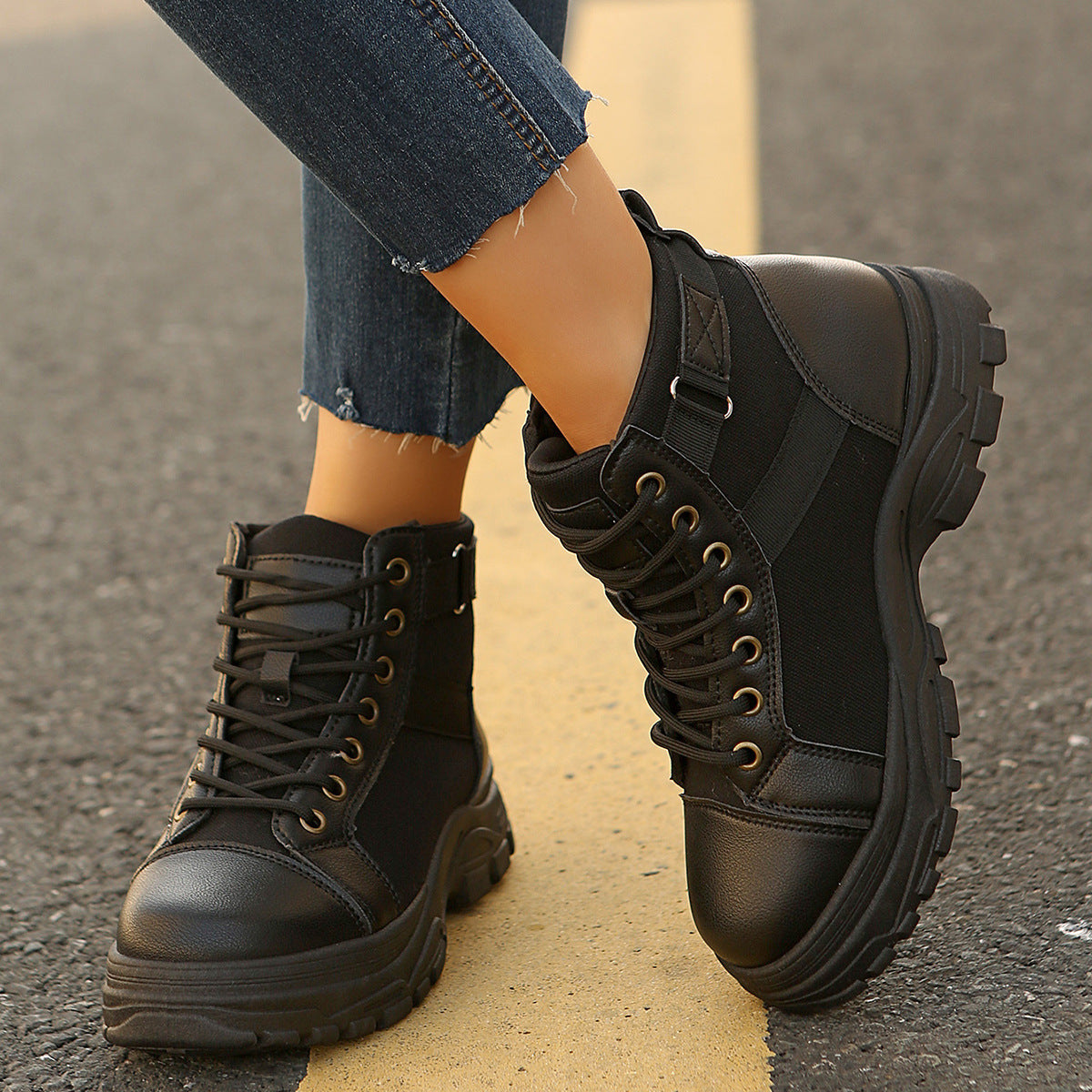 Women's Casual Mid-calf Fleece-lined, Thickened, Insulated Cotton Boots