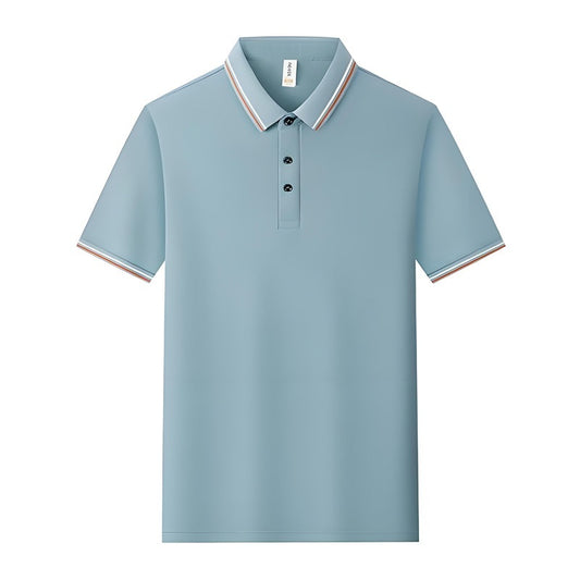 Lapel Polo Shirt Summer Work Clothes