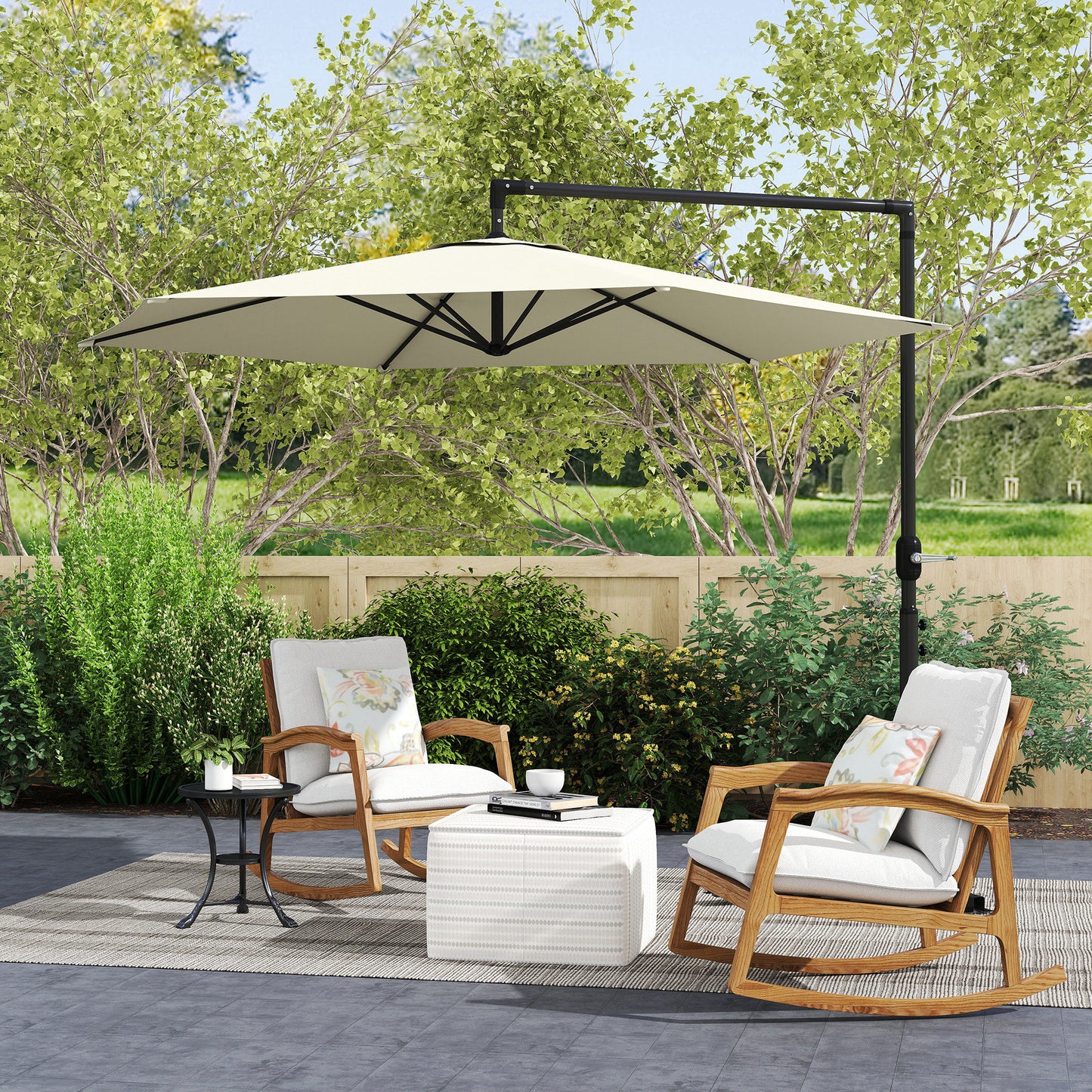 Offset Patio Umbrella With Crank