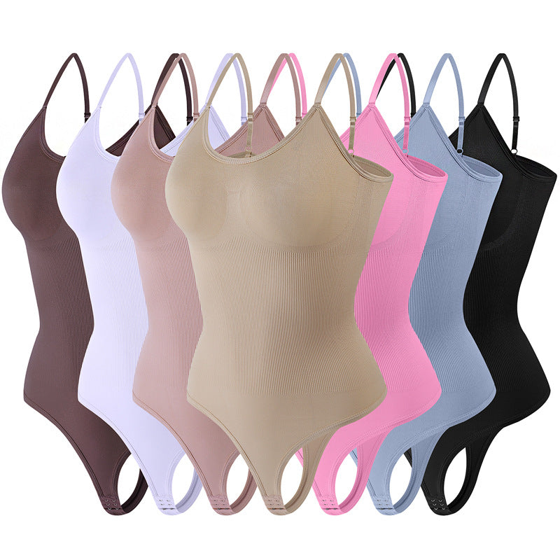 Body-shaping Corsets T-back Plus Size Hip-lift And Belly Shaping Corset Sling Body Backless Seamless