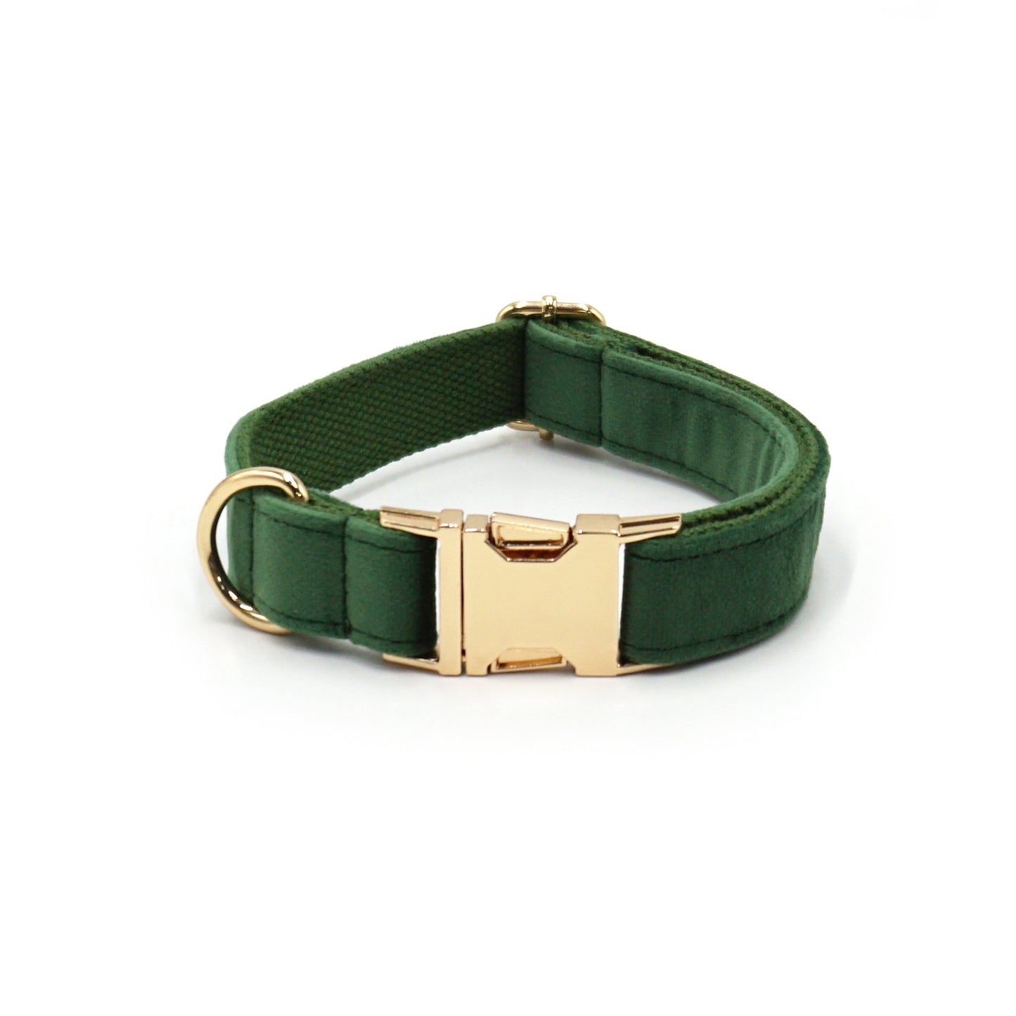 Velvet Dog Collars In Small Medium And Large Sizes With Adjustable Fit