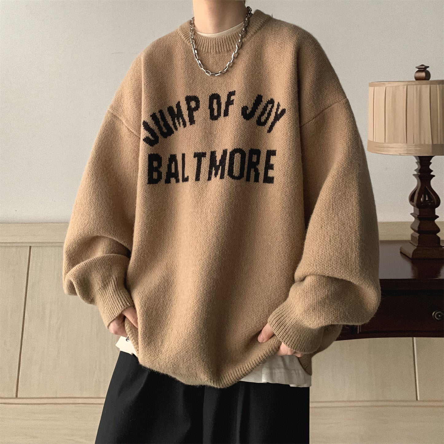 Sweater Men's Thick Trendy Brand Sweater