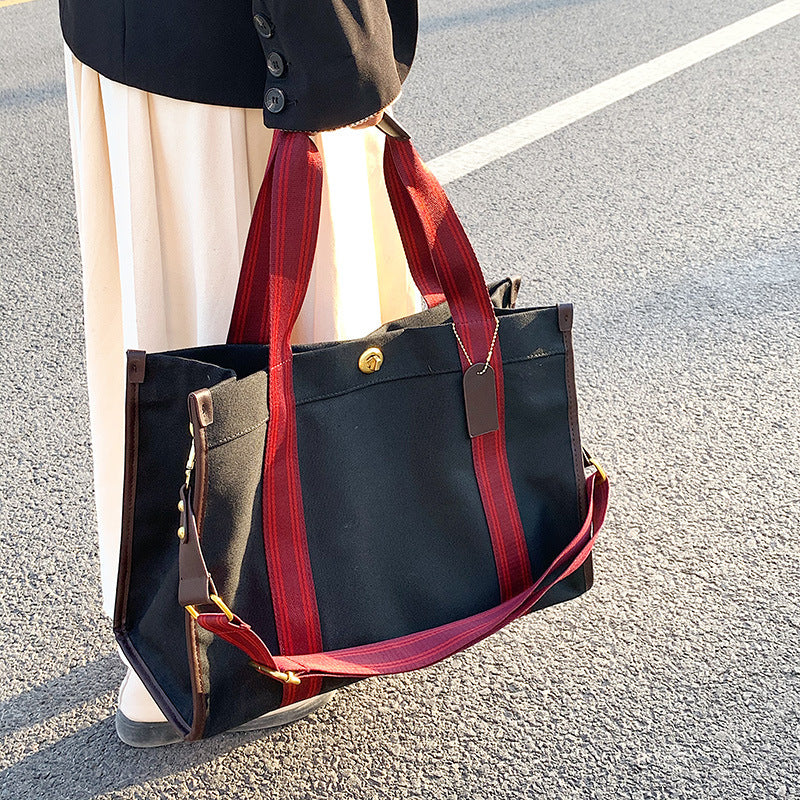 Women's Fashion Casual Large Capacity Canvas Bag