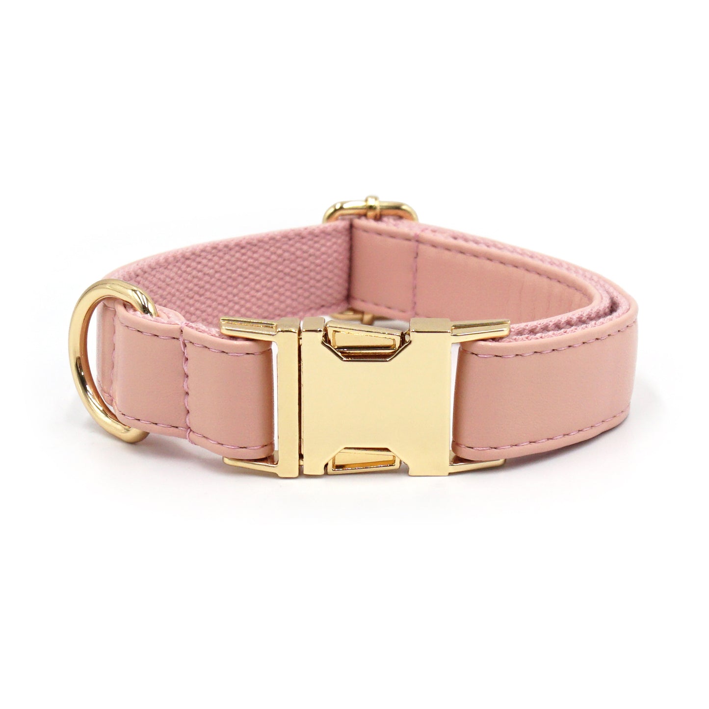 Simple Color Blocking Household Velvet Pet Collar