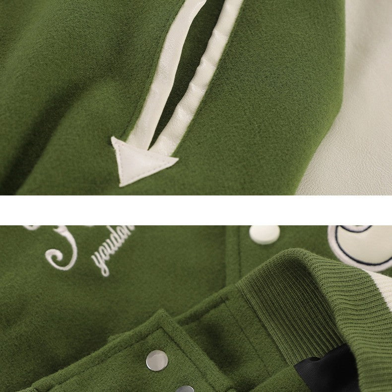 Autumn And Winter Tide Fried Street Collision Color Tops Men