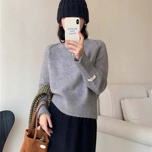 Japanese-style Retro Sweater Women's Autumn And Winter New Loose