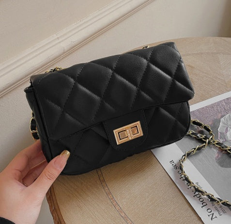 Versatile Messenger Bag Rhombus Chain Bag High Fashion